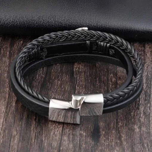 Bracelet Ancre Marine Homme De L'Océan - Image 4