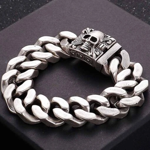 Bracelet Tête De Mort D'Écumeur Des Mers - Image 3