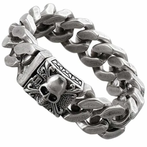 Bracelet Tête De Mort D'Écumeur Des Mers