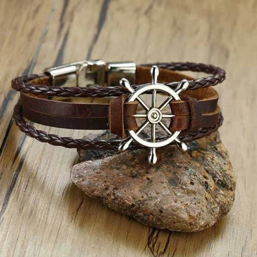Bracelet Gouvernail Whydah - Bijoux Pirate - Image 3