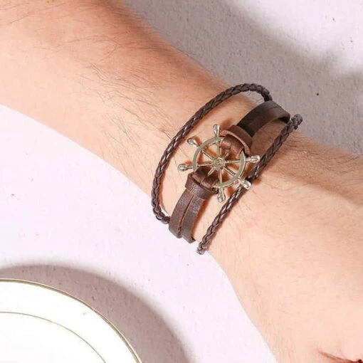 Bracelet Gouvernail Whydah - Bijoux Pirate - Image 5