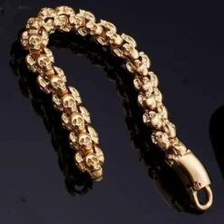 Bracelet Pirate Or De La Buse - Bijoux Pirate -Pirate Costume Shop bracelet pirate or 1