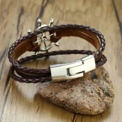 Bracelet Gouvernail Whydah - Bijoux Pirate -Pirate Costume Shop bracelet roue de gouvernail acier