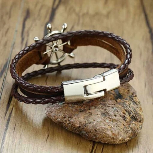 Bracelet Gouvernail Whydah - Bijoux Pirate - Image 4
