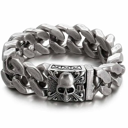 Bracelet Tête De Mort D'Écumeur Des Mers - Image 2