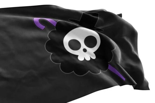 One Piece Brook Jolly Roger - Drapeau Pirate - Image 3
