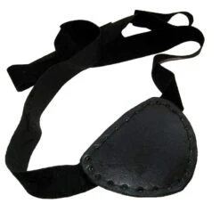 Cache Oeil Pirate Cuir - Accessoire Pirate