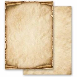 Carte Au Trésor De Pirate Vierge (Lot De 20)