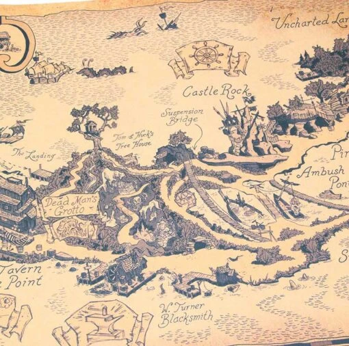 Parchemin Carte Au Trésor Pirate - Image 3