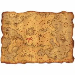 Carte Au Trésor Pour Enfant Pirate