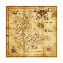 Carte De Pirate Chasseur De Trésors