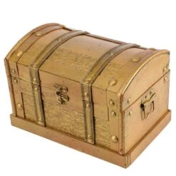 Coffre Au Trésor Pirate En Bois