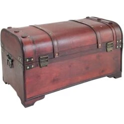 Coffre Bois Pirate Style Colonial -Pirate Costume Shop coffre bois pirate 3