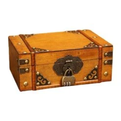 Coffre Bois Style Pirate Des Tropiques