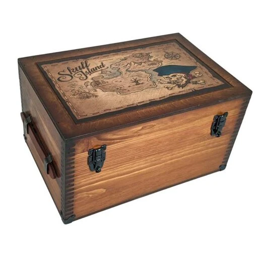 Coffre De Pirate En Bois Carte Au Trésor