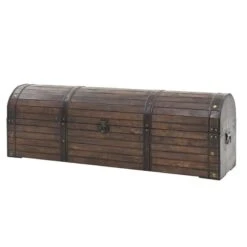 Coffre De Pirate En Bois Ancien
