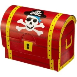 Coffre De Pirate En Carton Brigand Des Mers