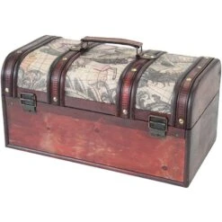 Coffre De Rangement Pirate Explorateur -Pirate Costume Shop coffre de rangement pirate 1