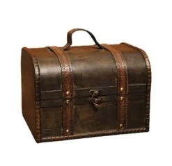 Coffre En Bois Pirate Décoration & Rangement