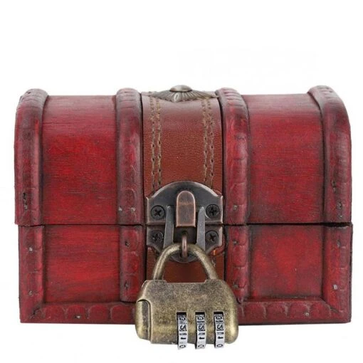 Acheter Petit Coffre Pirate Rouge - Image 2