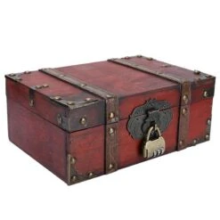 Coffre En Bois Style Pirate De Nassau