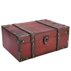 Coffre En Bois Style Pirate De Nassau -Pirate Costume Shop coffre en bois style pirate 5