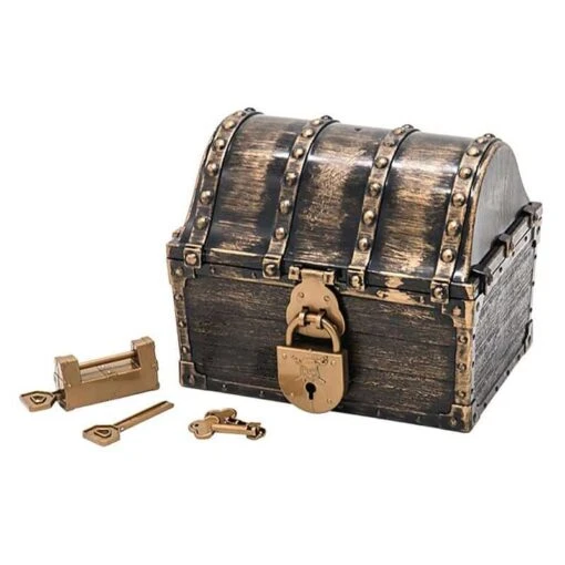 Coffre Fort Jouet Pirate Avec Cadenas