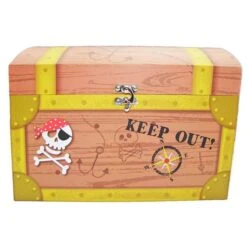 Coffre Fort Pirate En Carton -Pirate Costume Shop coffre fort pirate en carton 1