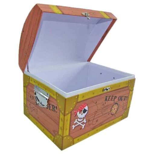 Coffre Fort Pirate En Carton - Image 2