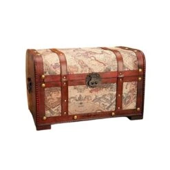 Coffre Style Pirate Carte Au Trésor -Pirate Costume Shop coffre style pirate 5