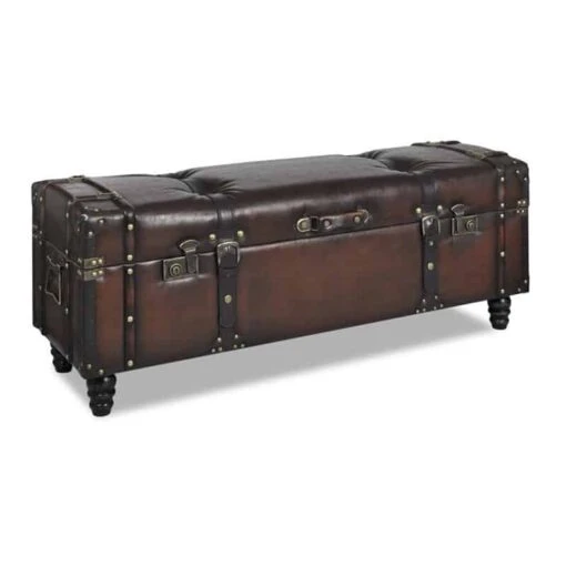 Coffre Style Pirate Banc 3 Pièces - Image 3