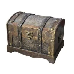 Coffre Trésor Pirate En Bois