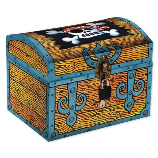 Coffre Trésor Pirate Carton