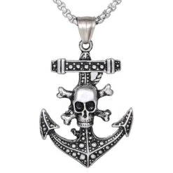 ▷ Collier Ancre Homme