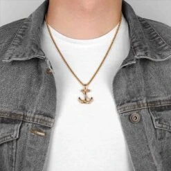 ▷ Collier Ancre Marine -Pirate Costume Shop collier ancre marine 4