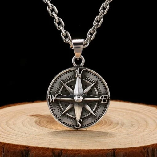 ▷ Collier Boussole Homme Pirate - Image 3