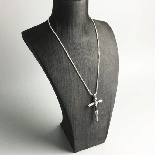 ▷ Collier Croix Homme - Image 2