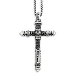 ▷ Collier Croix Homme