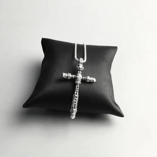▷ Collier Croix Homme - Image 3