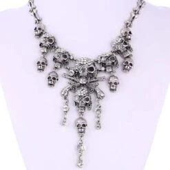 ▷ Collier Pirate Femme -Pirate Costume Shop collier femme raz du cou pirate