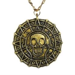 ▷ Collier Médaillon De Pirates Des Caraïbes