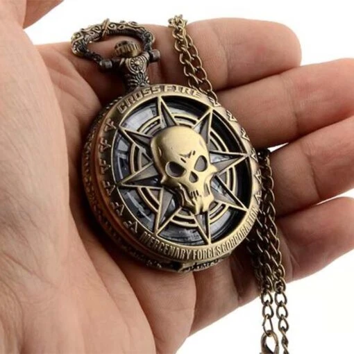 ▷ Collier Montre Gousset Pirate - Image 2
