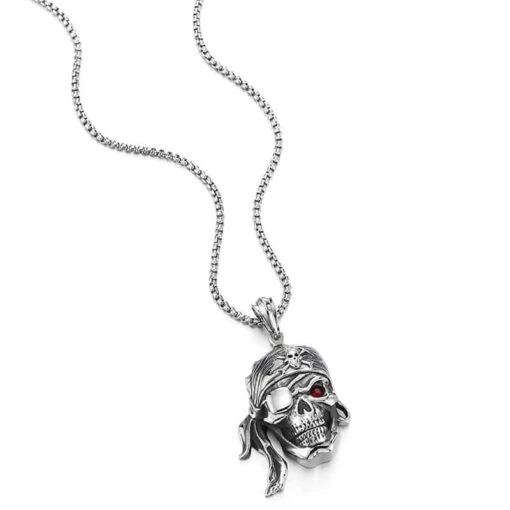 ▷ Collier Tête De Mort Pirate - Image 2
