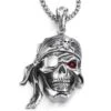 ▷ Collier Tête De Mort Pirate -Pirate Costume Shop collier tete de mort pirate 2