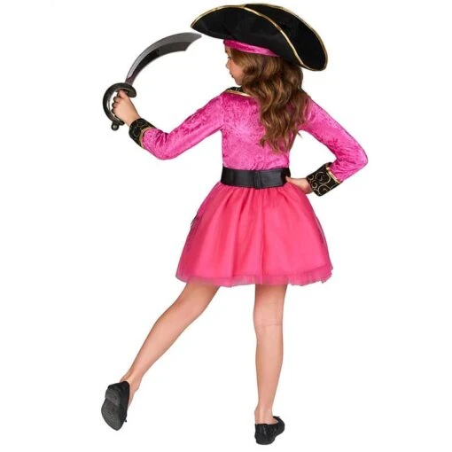 Déguisement Pirate Fille Rose - Image 3