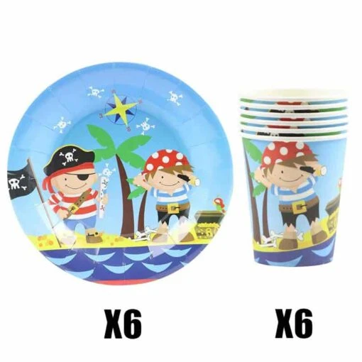 Déco Anniversaire Enfant Pirate Des Mers - Image 2