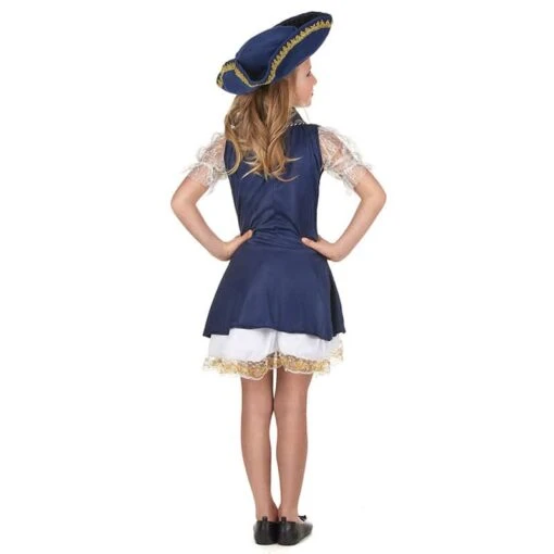 Déguisement Pirate Fille Bleu - Image 3