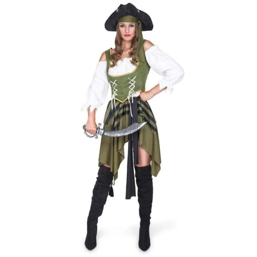 Déguisement Pirate Femme Vert