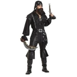 Déguisement Pirate Noir Homme