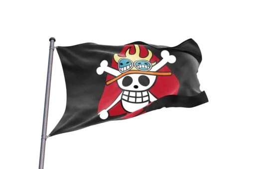 Ace Jolly Roger One Piece - Drapeau Pirate - Image 2